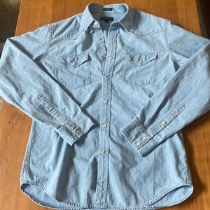 Men’s J Crew Western Shirt Medium Classic Fit